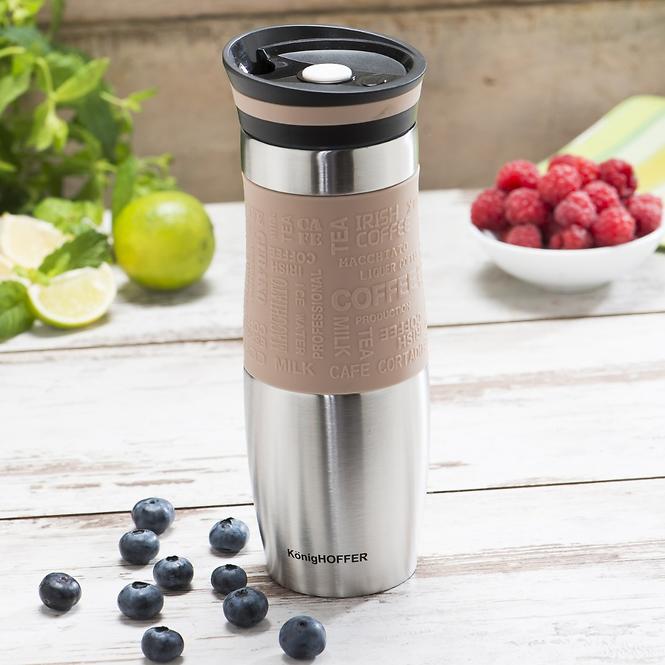 Termohrnek Loara 500ml cappucino Könighof