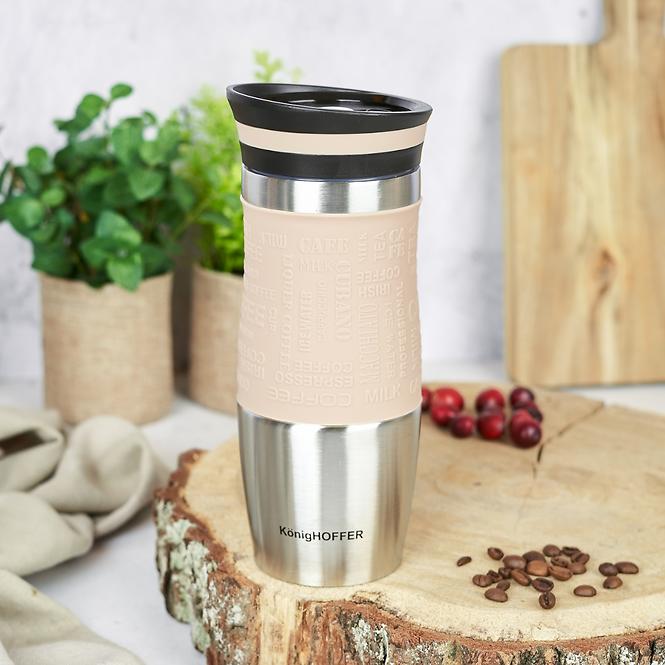Termohrnek Loara 500ml cappucino Könighof