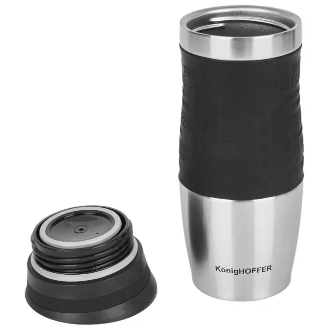 Termohrnek Loara 500ml černý Könighof,2