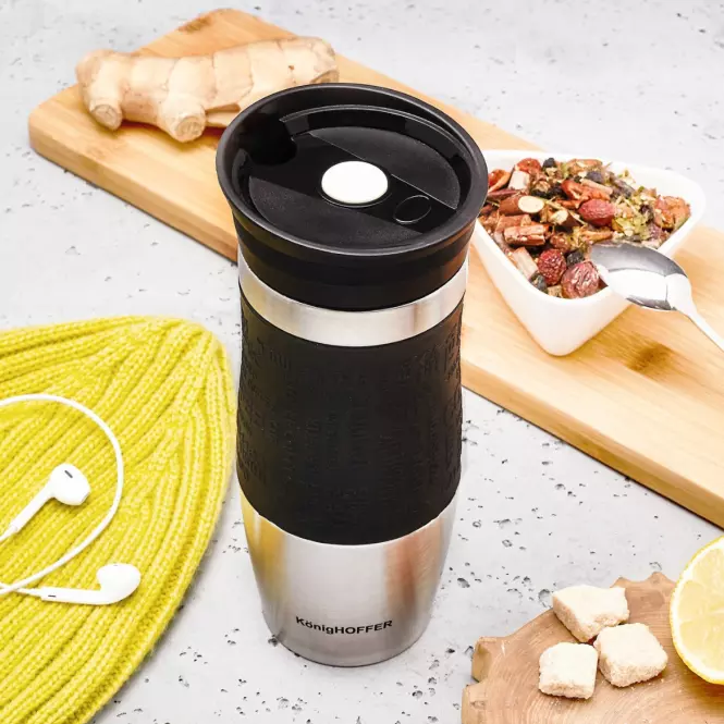 Termohrnek Loara 500ml černý Könighof,5
