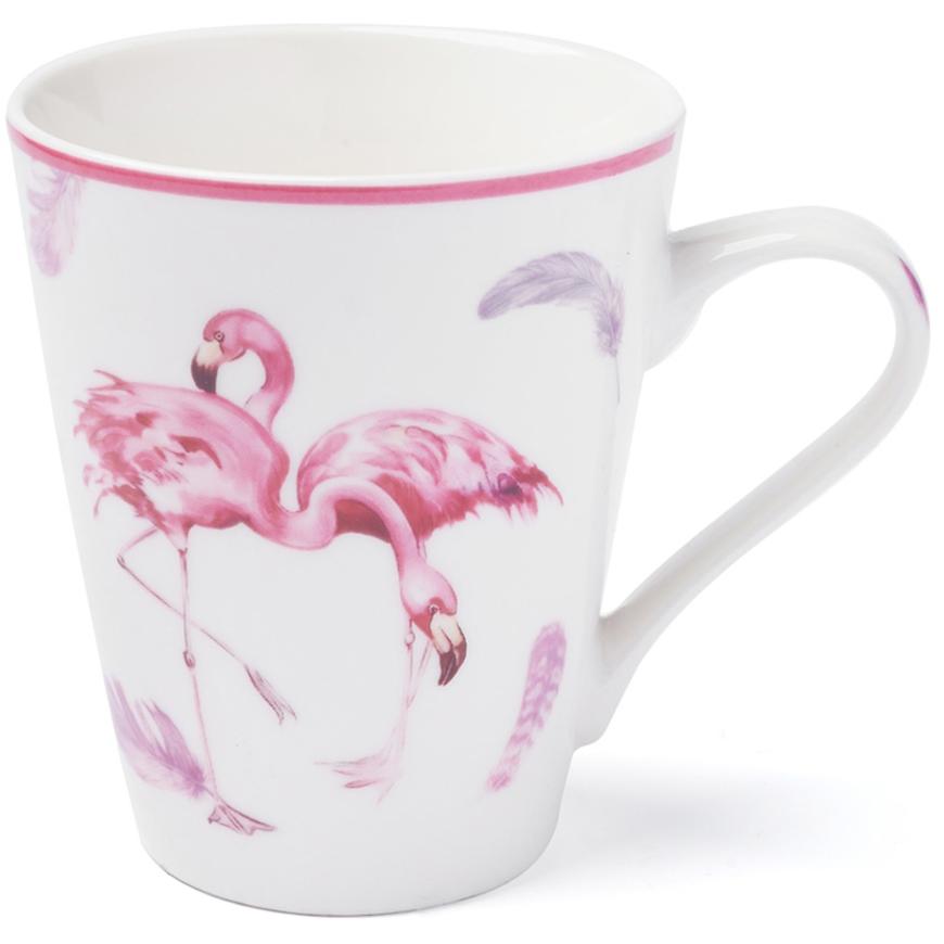 Levně Porcelánový hrníček Flamingo 310ml