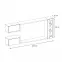 Obývací Stěna Galaxy 235cm Beton/Bílý,2