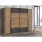 Šatní skříň Narago 3 270cm Dub Artisan/Beton,12