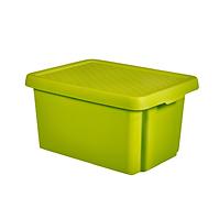 Box s víkem Essentials 16l zelený Curver