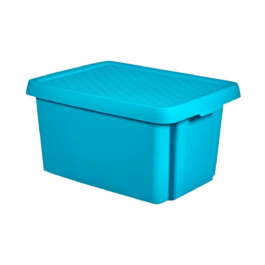 Levně Box s víkem Essentials 16l modrý Curver