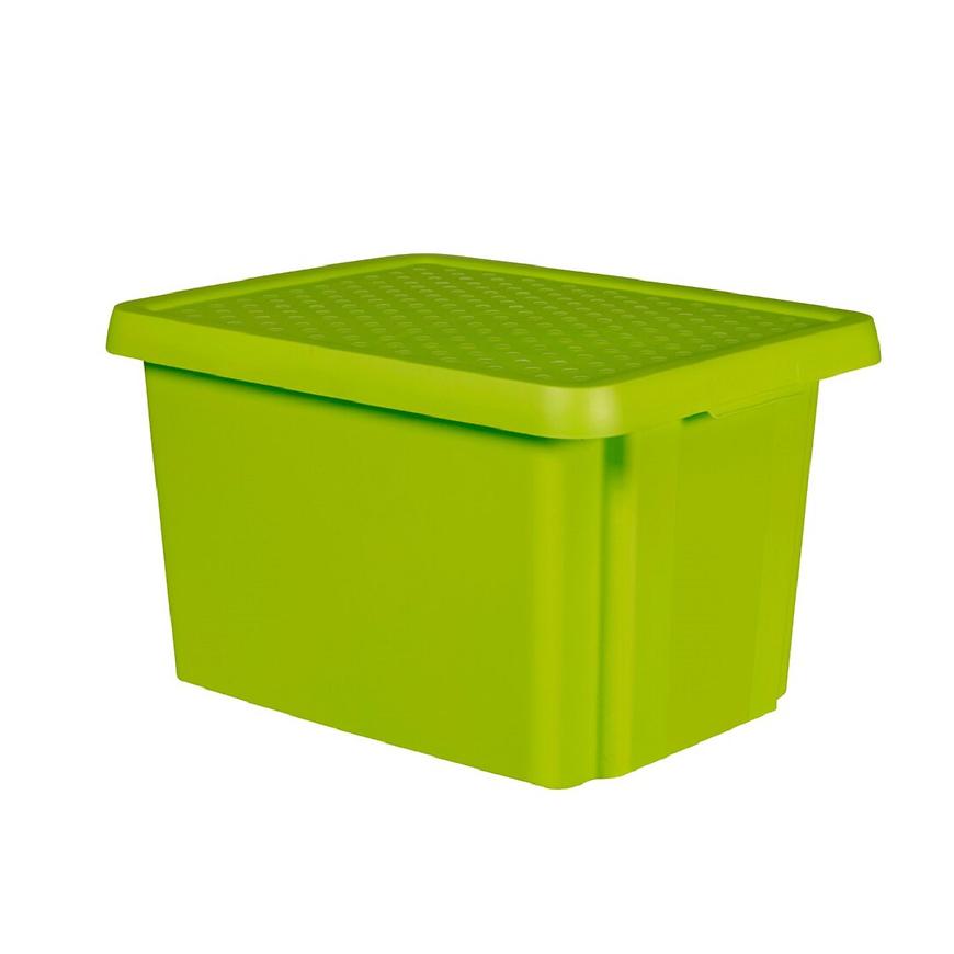 Box s víkem  Essentials 26l zelený Curver