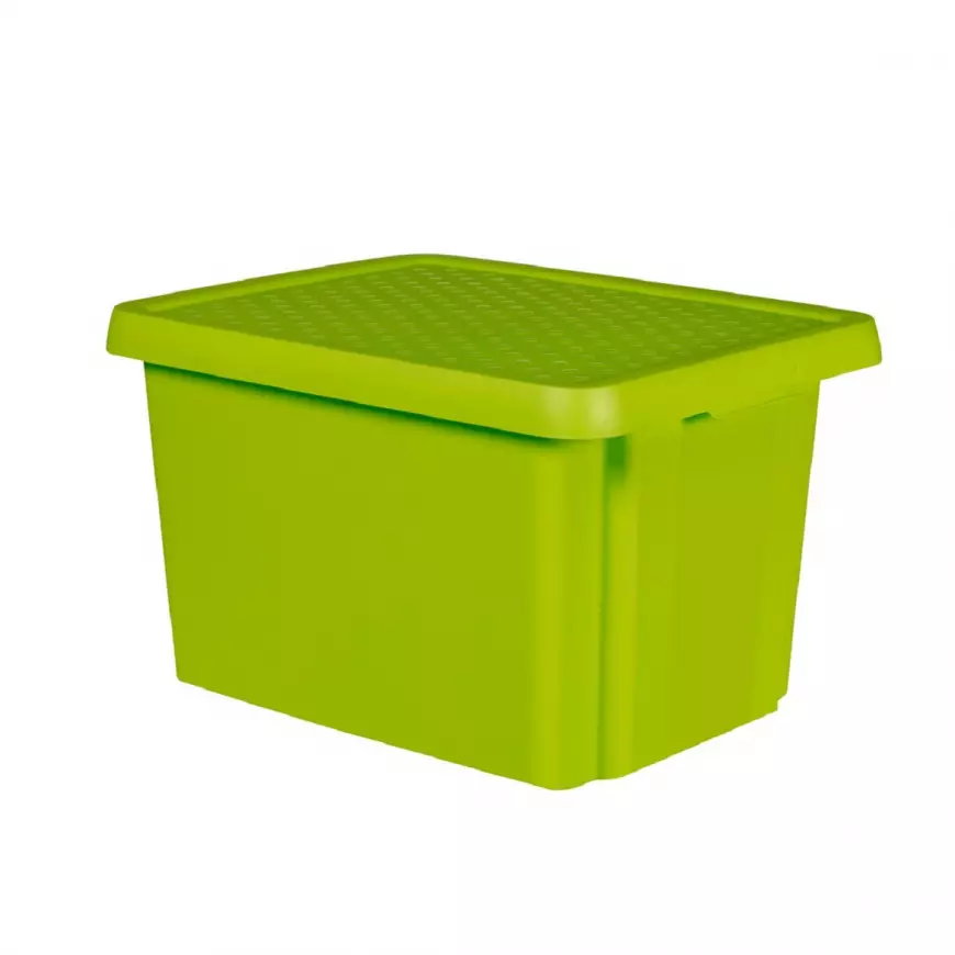 CURVER Essentials Úložný box s víkem Zelená 26 l