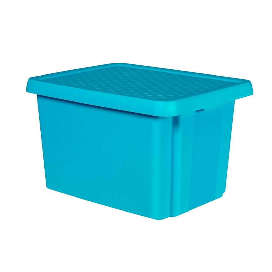 Box s víkem Essentials 26l modrý Curver
