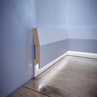 Podlahová lišta MDF Foge LED LB9 bílá polmat