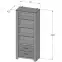 Regál Havanna 77cm Starožitný Dub,2