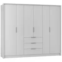 Šatní skříň Bangok 255cm Bílý