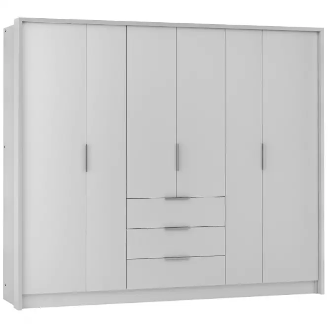 Šatní skříň Bangok 255cm Bílý