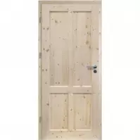 Interiérové dveře Finskie plné 90L sukaté nelakované