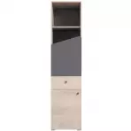 Regál Delta 45cm DL5 Dub/Antacit
