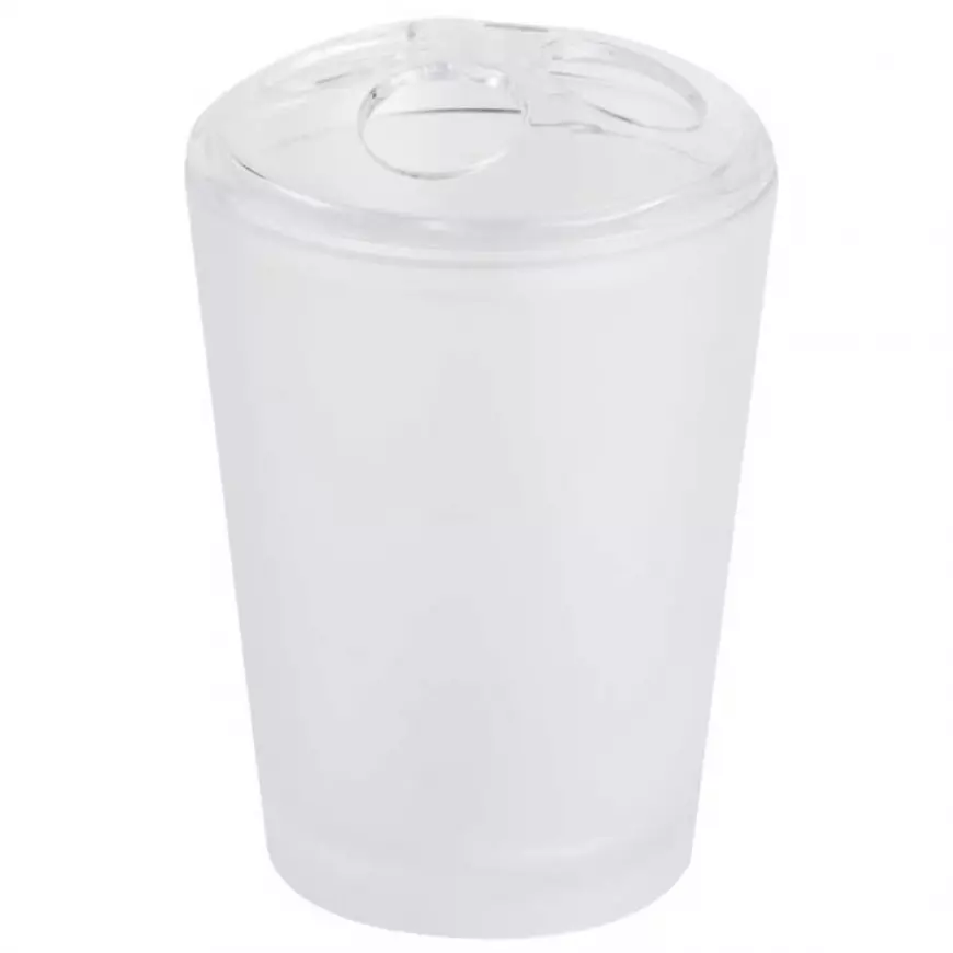 Kelímek na kartáčky Frost bílý 06340