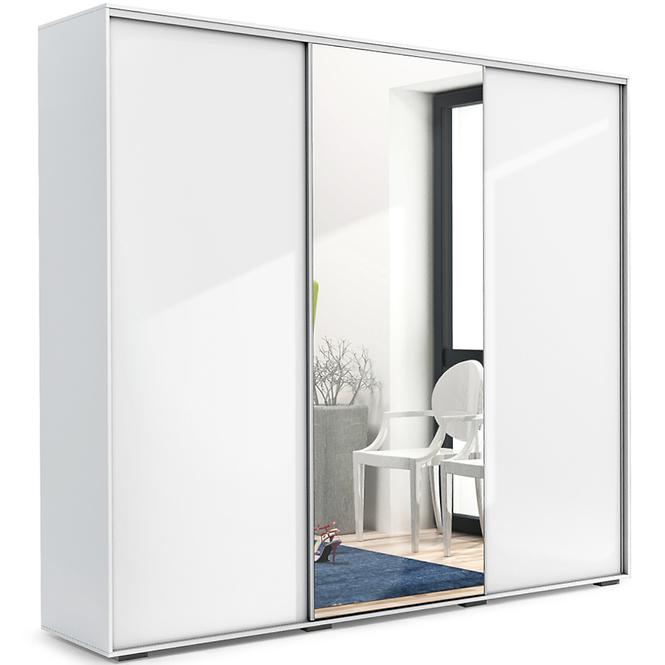 Skříň Aniela A25 250 Zrcadlo/Bílý