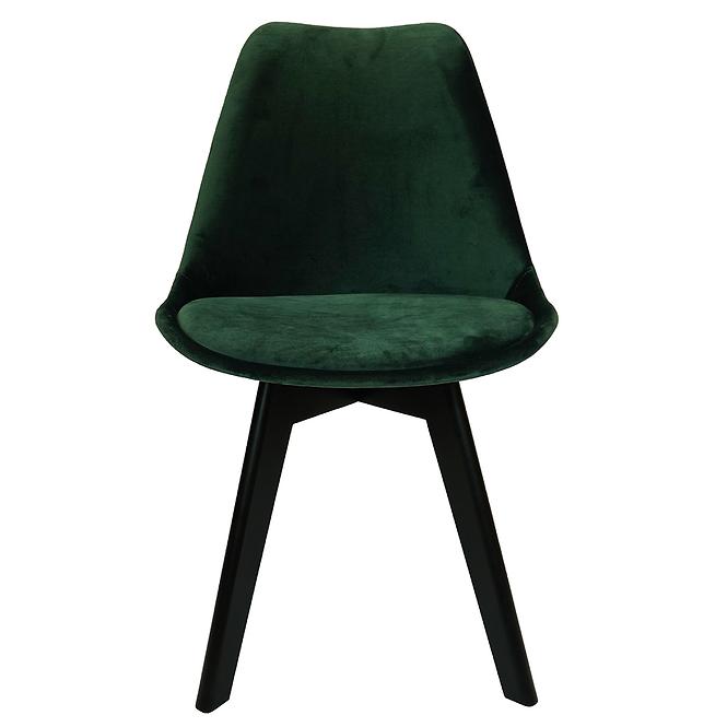Židle Mia Black Zelená