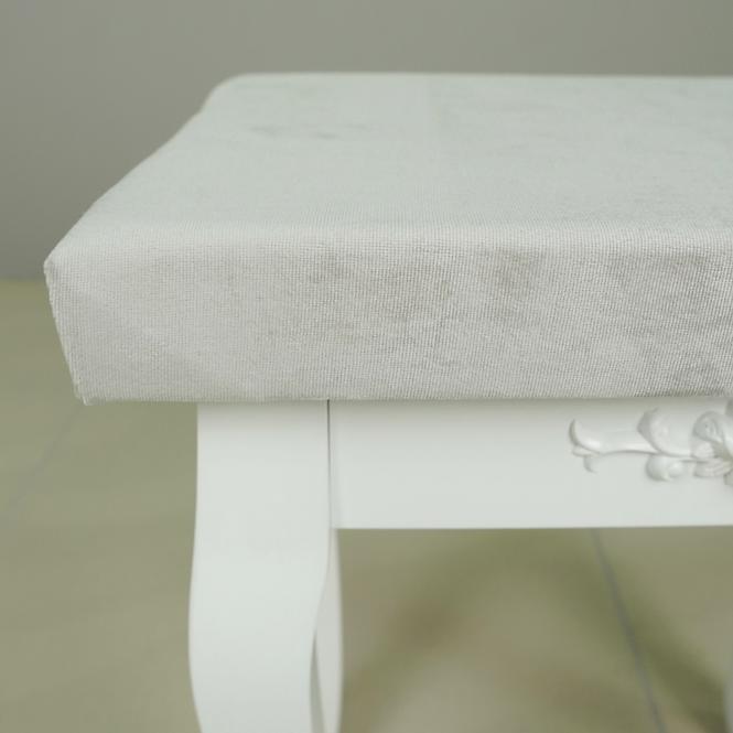 Toaletní Stůl Classic + Taboret Bílý