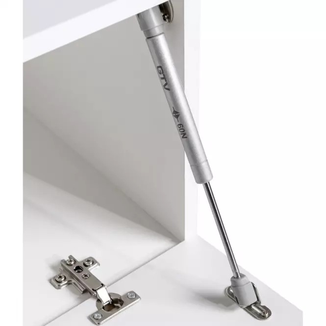 Komoda+Polica Switch Sb III Led Černá/Bílý,8