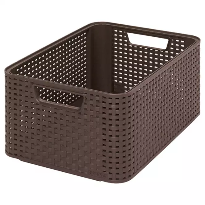 Koš M Style 18L 205844 tm. hnědý Curver,2