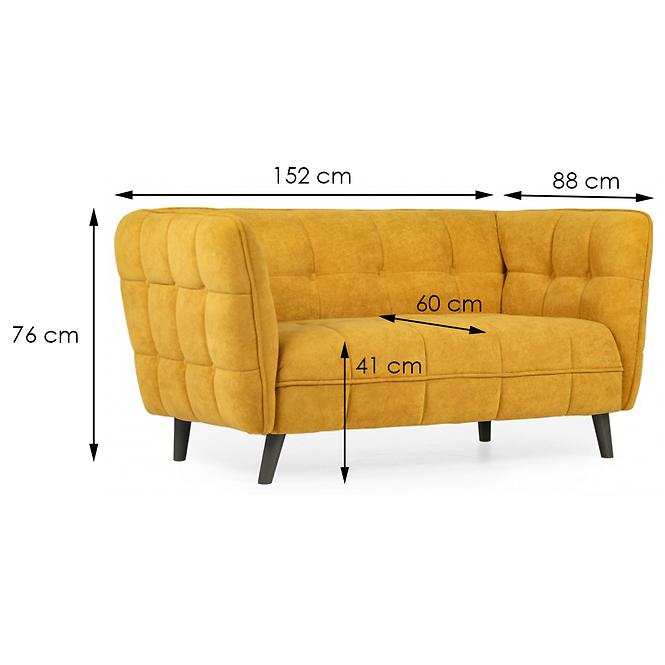 Sofa Dijon Bluvel 68/venge,7