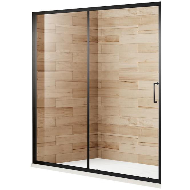 Sprchové dveře Patio 160x195 černý profil