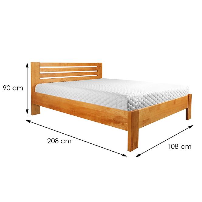 Dřevěná postel Bergen 100x200 olše