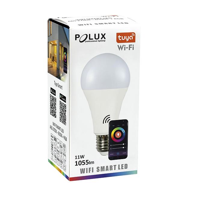 Wi-Fi Smart LED žárovka Polux A65 11W E27 2700-6500K