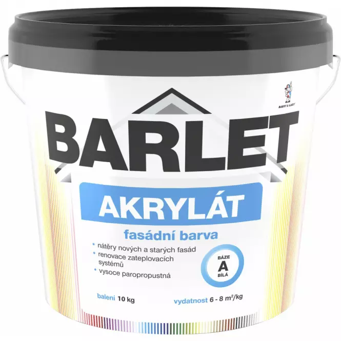 Barlet akrylát fasádní barva 10kg 5411
