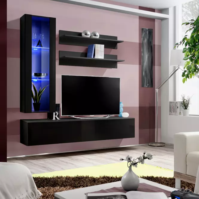 Tv Stolek Fly 30 černá,6
