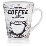 Hrníček Coffee Shop 360 ml bílý 60223115