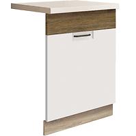 Dvířka na vestavnou myčku Favorit ZM60 sonoma/white/ribbeck