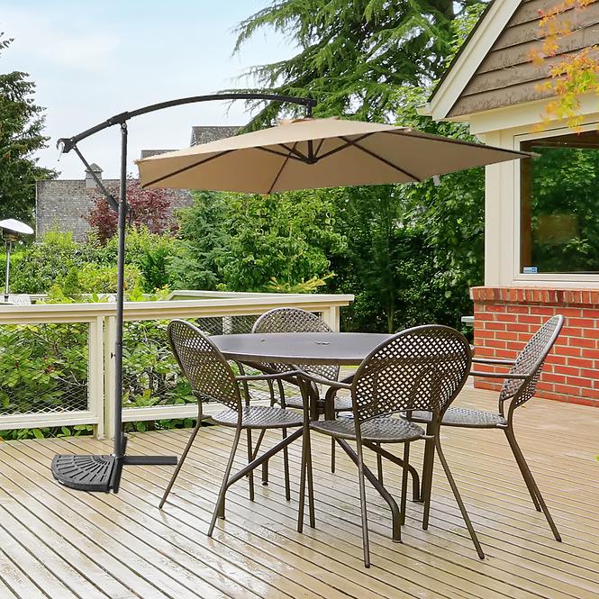 Zahradní slunečník 300 cm barevné,4