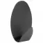 Háček ovál 3 ks black,3