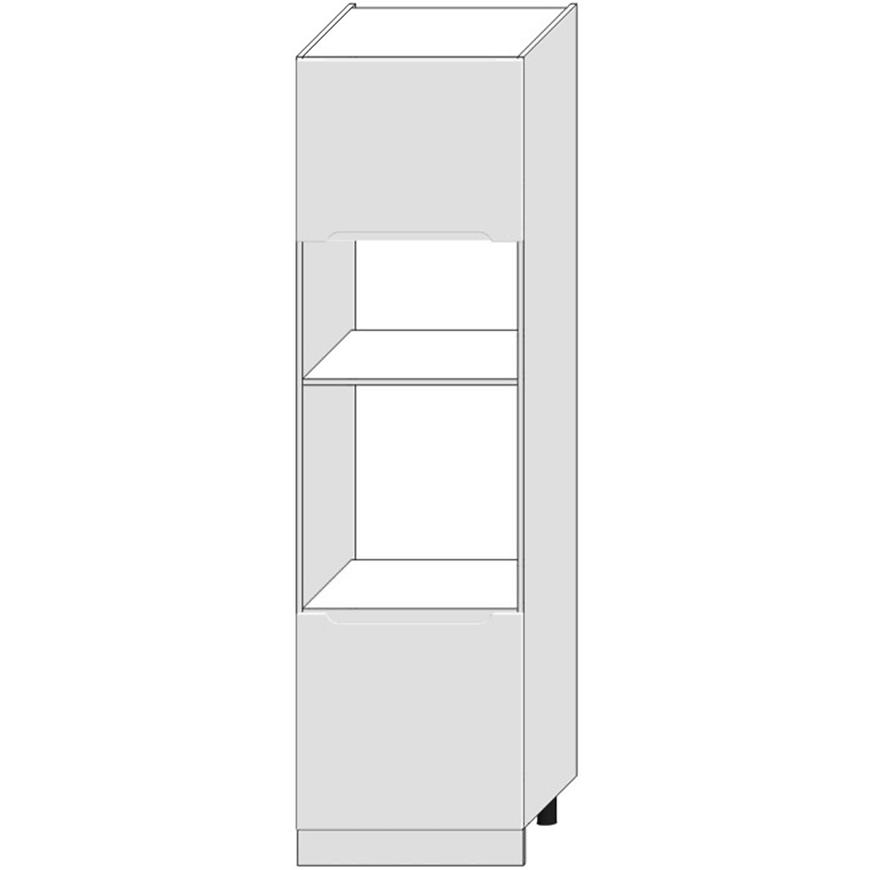 Kuchyňská skříňka Zoya D60pk Mv 2133 Pl bílý puntík/bílá