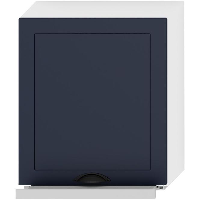 Kuchyňská Skříňka Adele W60/68 Slim Pl S Černou Digestoří Granát Mat/Bílý
