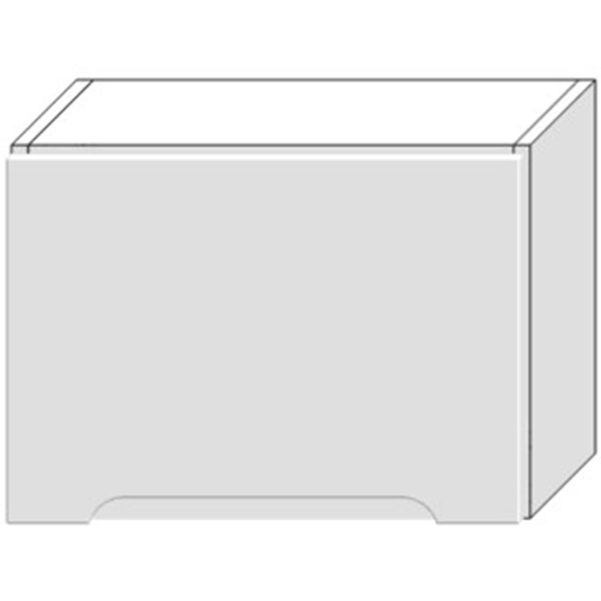 Kuchyňská skříňka Zoya W50okgr bílý puntík/bílá