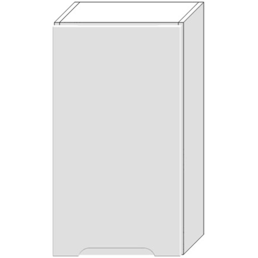 Kuchyňská skříňka Zoya W40 Pl bílý puntík/bílá
