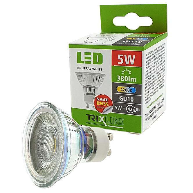 LED žárovka 5W GU10 4200K 38D 