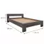 Postel Kt Kuba Grafit 160/200,3