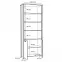 Regál SYMMACH 3P2D CLFR725-C546,5