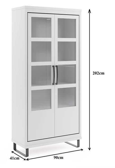 Vitrína Capri C12 Bílý,2