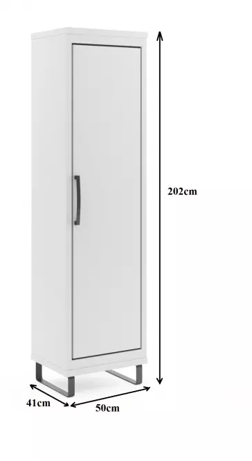 Vysoká Skříň Capri C11 Bílý