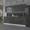 Kuchyňská Skříňka Lara 50zl 1f Bb Mdf Šedá Lesk,6