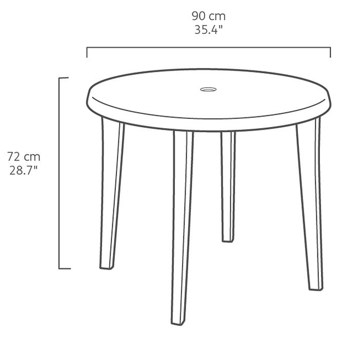 Stůl LISA grafit 251074