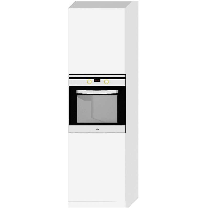 Kuchyňská skříňka Livia D60PK 2133 PL bílý puntík mat