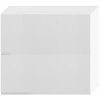 Kuchyňská skříňka Livia W80grf/2 světle šedá mat/bílá