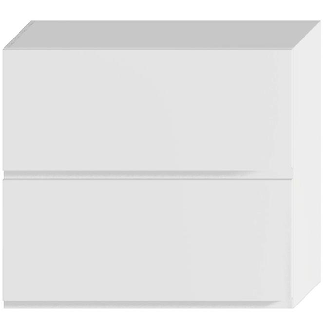 Kuchyňská skříňka Livia W80grf/2 bílá lesk/bílá