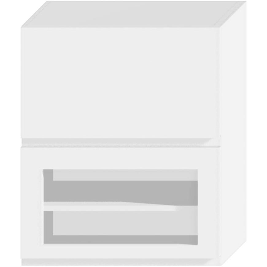 Kuchyňská skříňka Livia W60GRF/2 SD bílý puntík mat