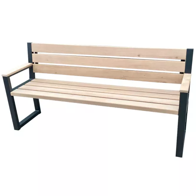 Zahradní souprava Moderní 2 s opěradlem a područkami natur,5